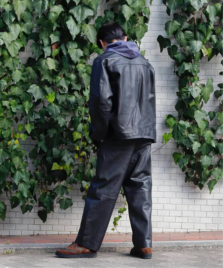 CCU / シーシーユー】 BOXTAILORED JACKET/GOAT SH-59- GOAT-3（レザー 