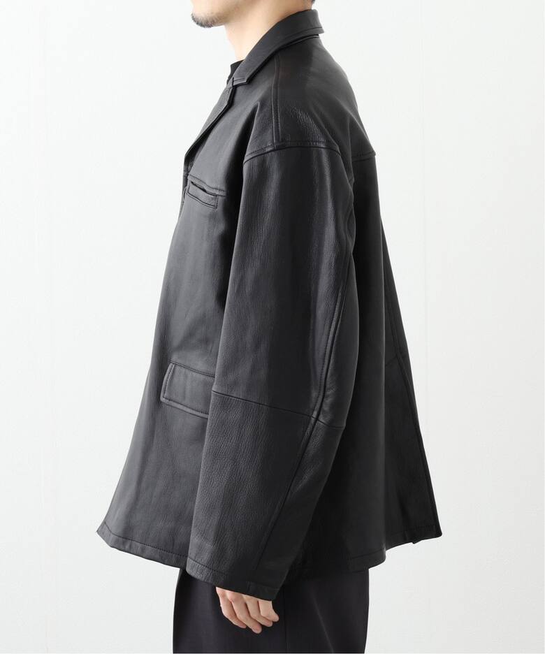 CCU / シーシーユー】 BOXTAILORED JACKET/GOAT SH-59- GOAT-3（レザー 