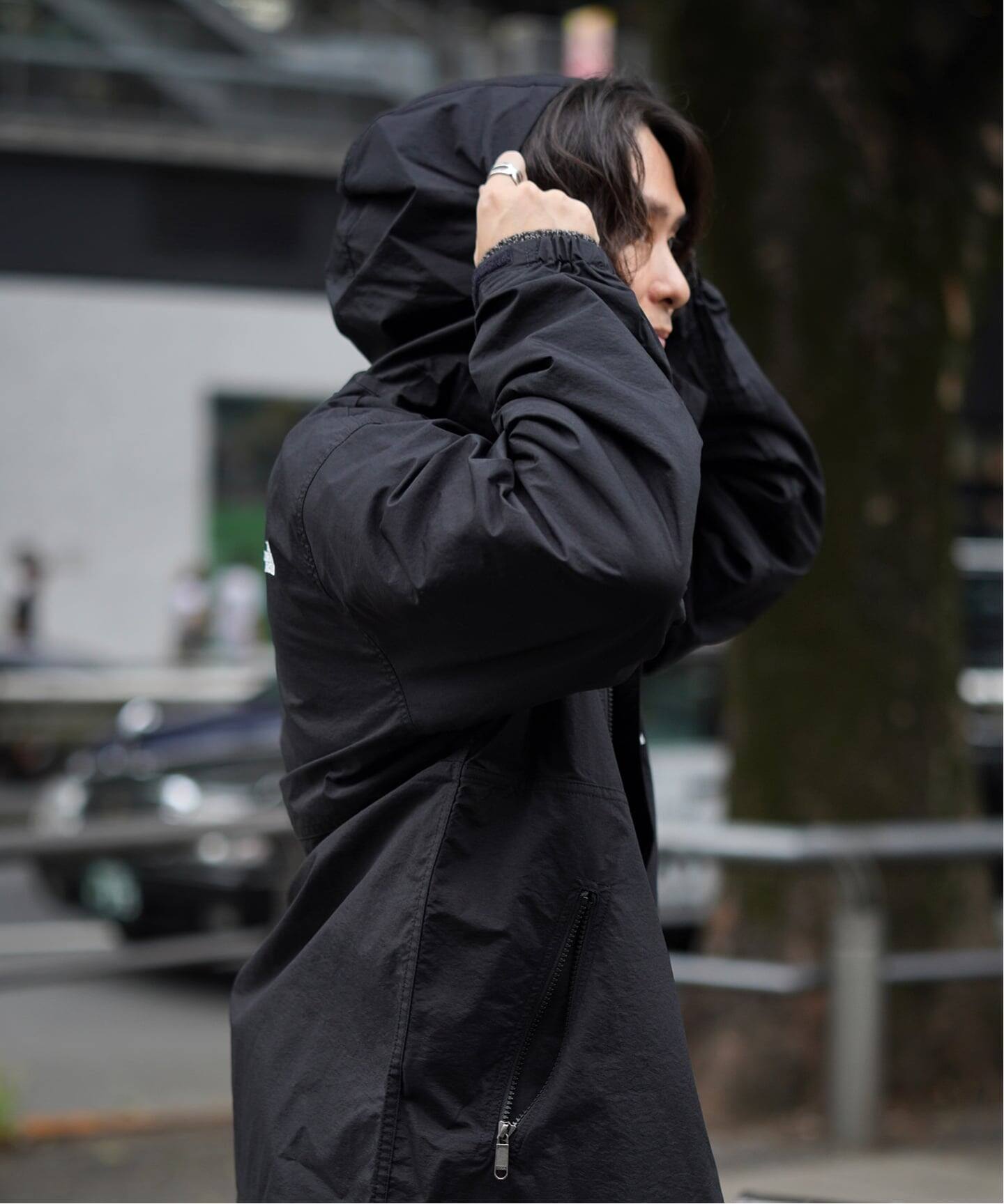 M THE NORTH FACE コンパクトジャケット アウター THE NORTH FACE COMPACT NOMAD JACKET ケルプタンxアマゾングリーン