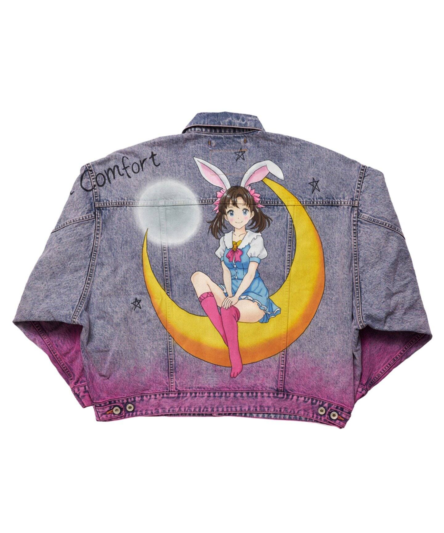 doublet / ダブレット】ANIME HAND-PAINTING DENIM JACKET