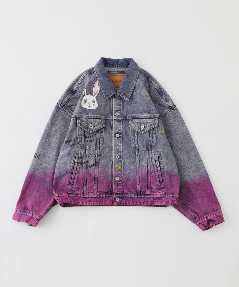 doublet / ダブレット】ANIME HAND-PAINTING DENIM JACKET（デニム 