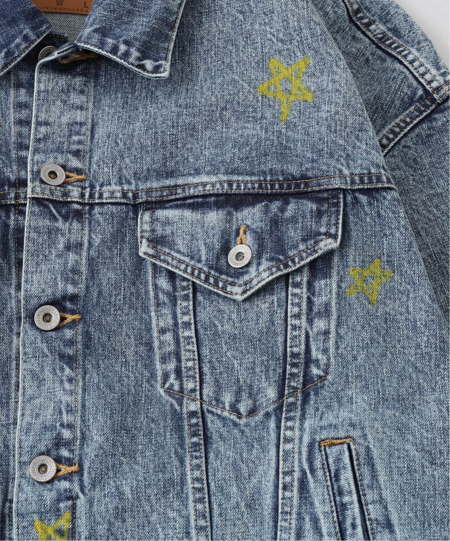 doublet / ダブレット】ANIME HAND-PAINTING DENIM JACKET（デニム