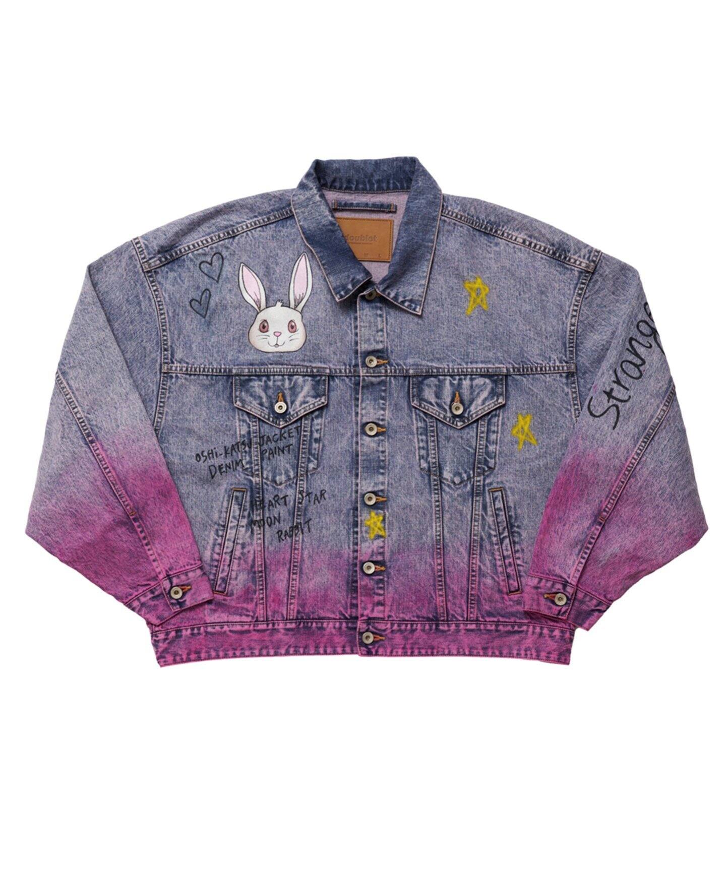 doublet / ダブレット】ANIME HAND-PAINTING DENIM JACKET（デニム  
