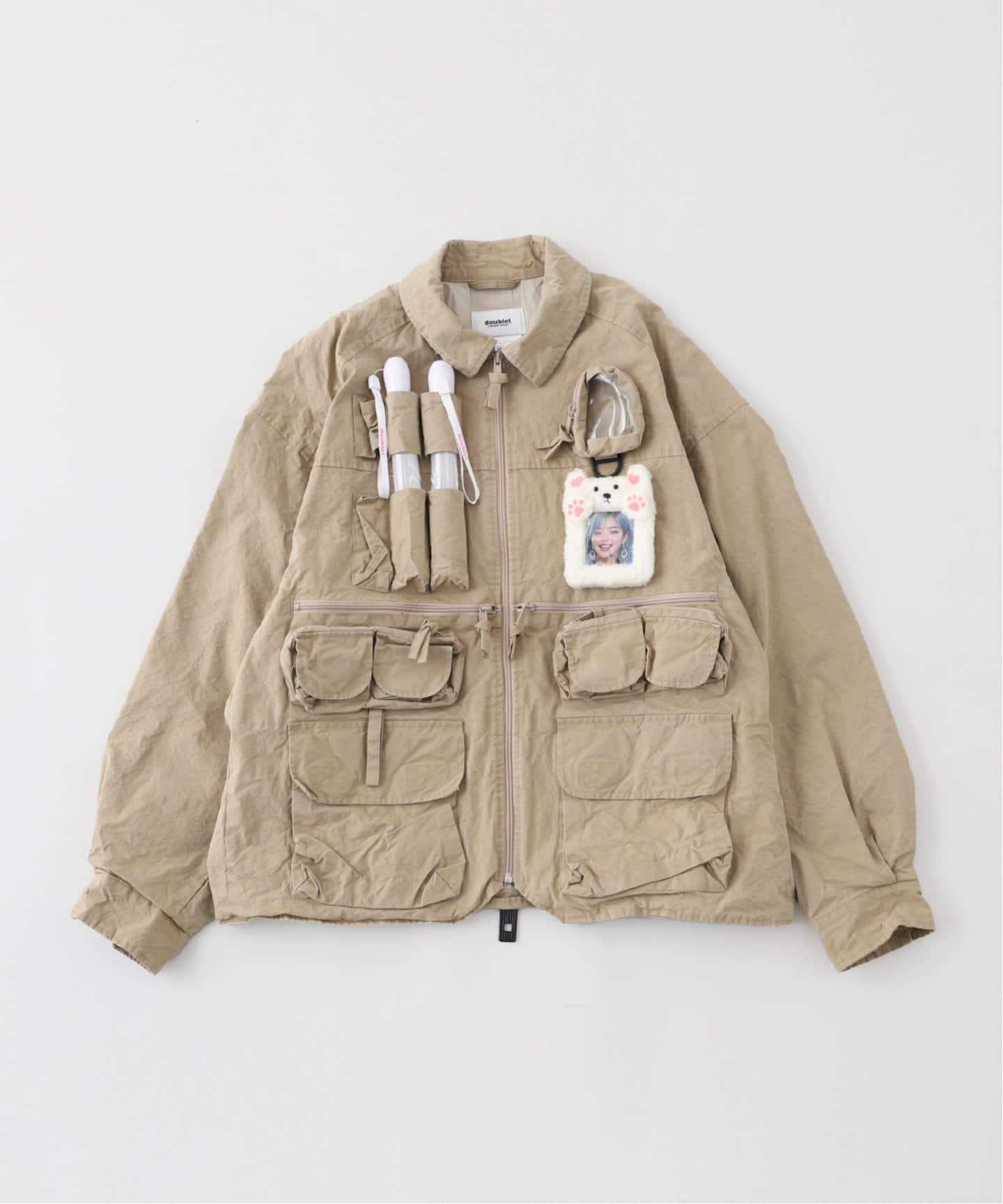 doublet (ダブレット) 21SS カットオフ ジャケット ベージュ doublet (ダブレット) 21SS カットオフ ジャケット ベージュ
