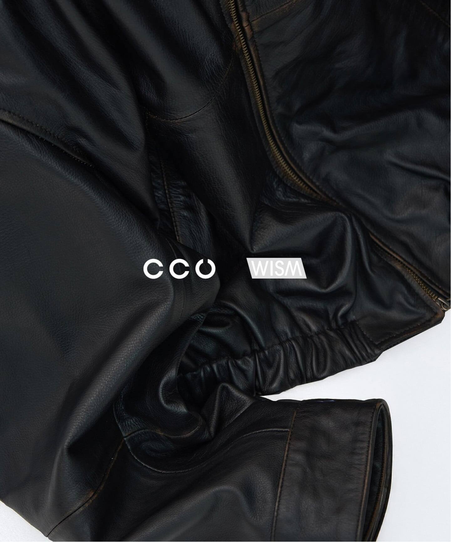 CCU × WISM別注 COMFORTABLE SWINGTOP JACKET COW（レザージャケット