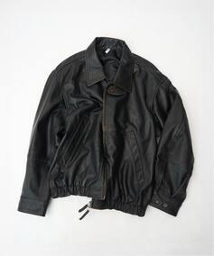 CCU × WISM別注 COMFORTABLE SWINGTOP JACKET COW（レザージャケット 