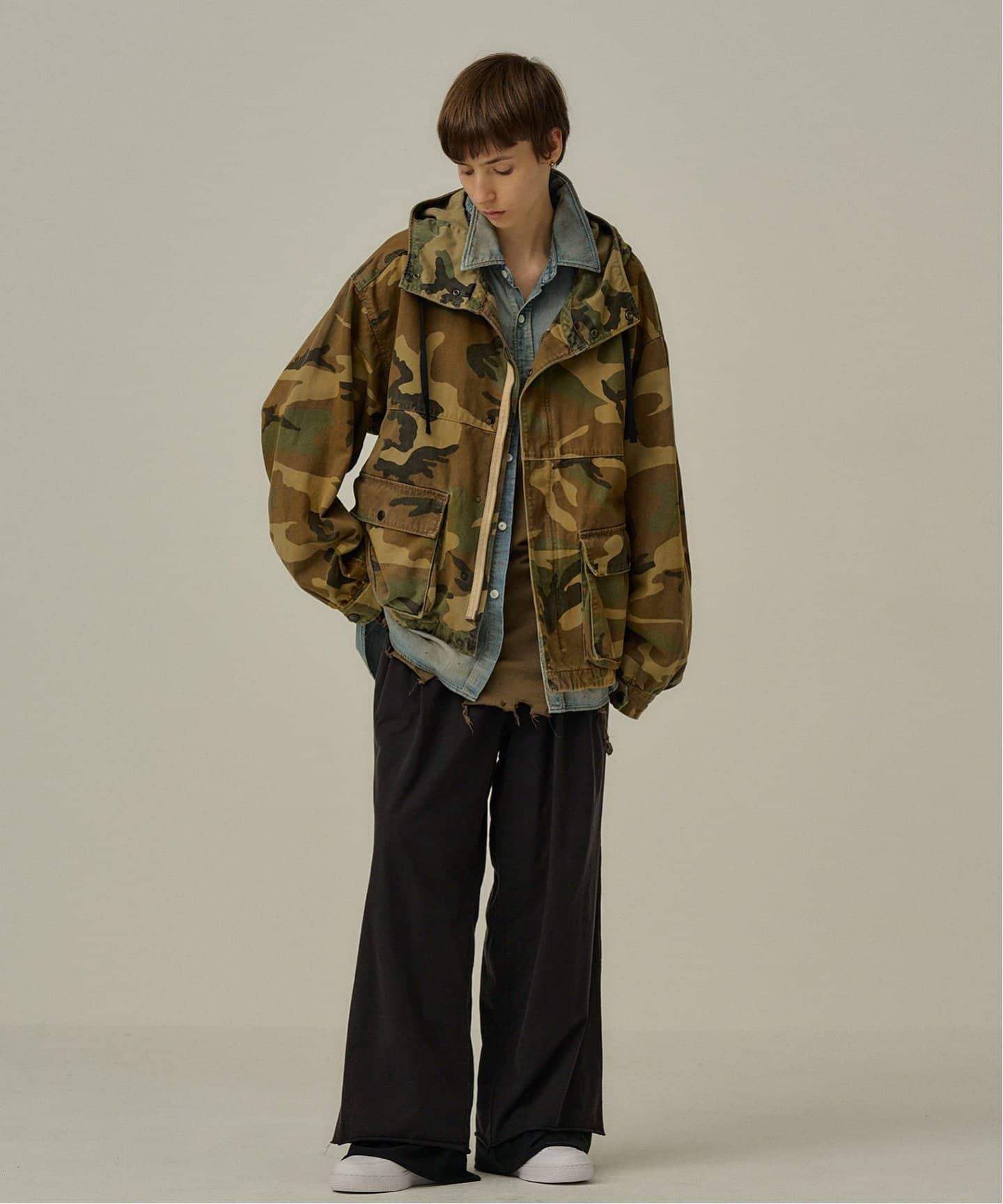 ANCELLM / アンセルム CAMO ZIPUP HOODIE（その他ブルゾン／アウター