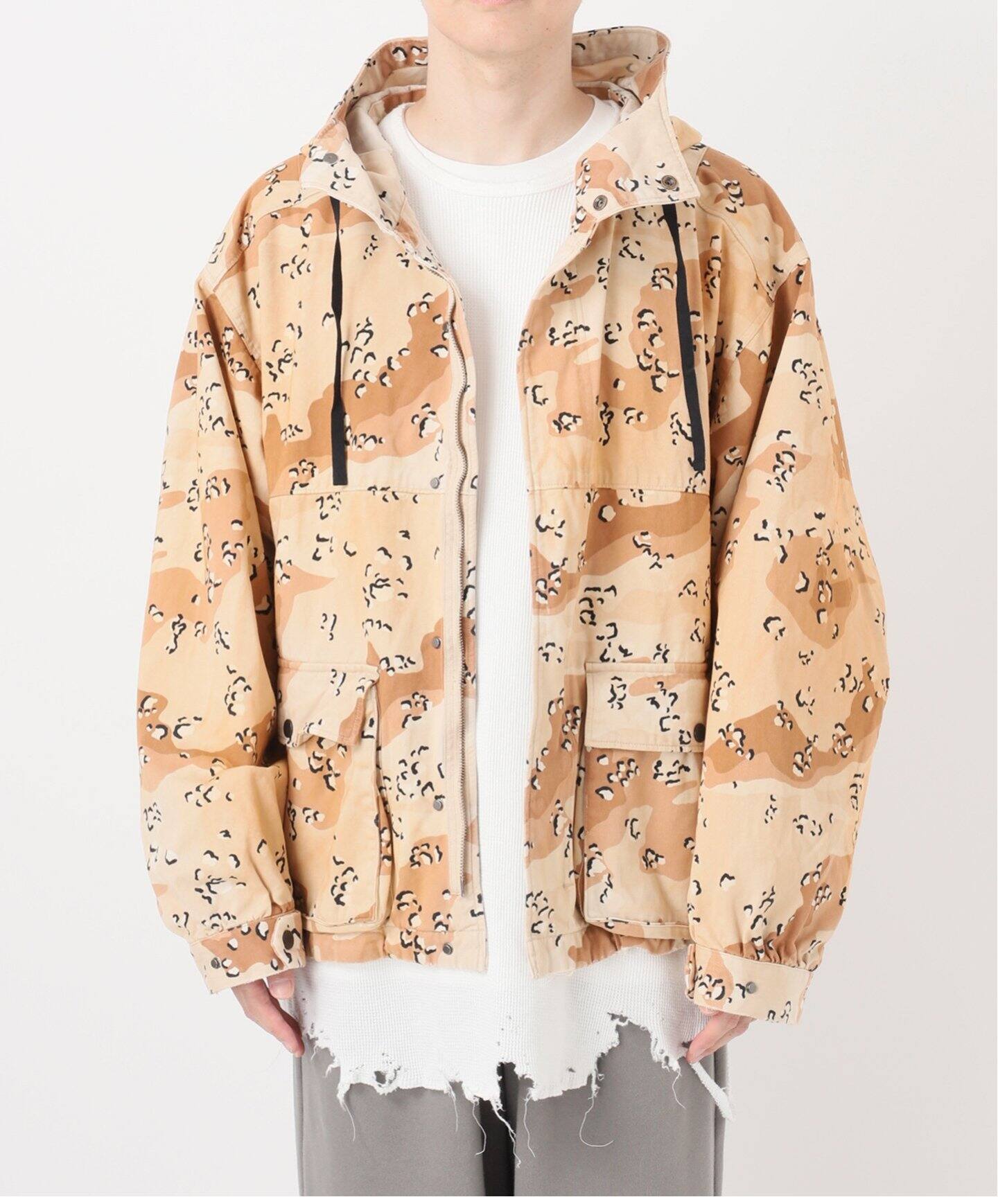 ANCELLM / アンセルム CAMO ZIPUP HOODIE（その他ブルゾン／アウター