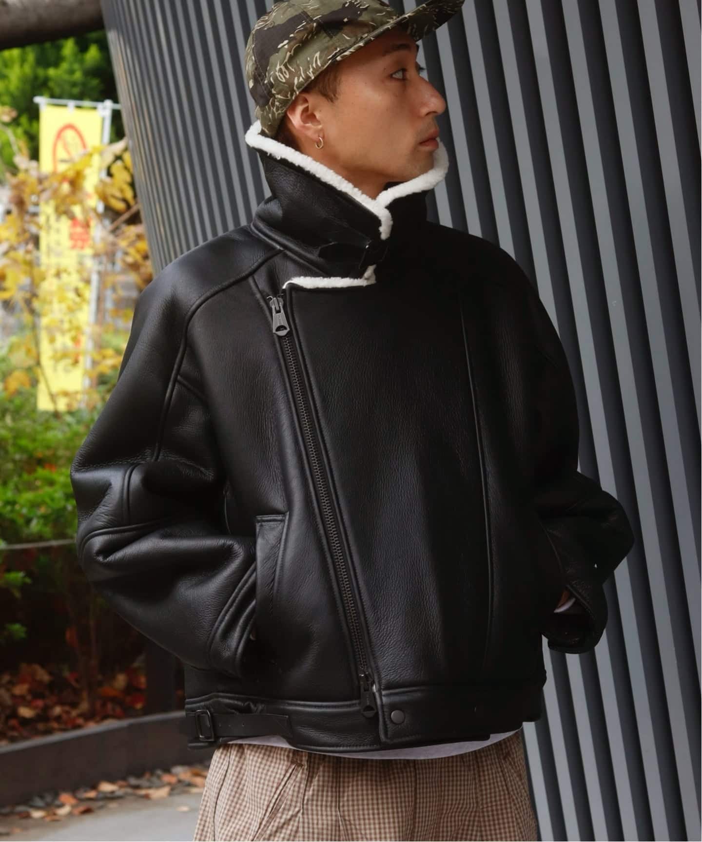 ANCELLM / アンセルム MOUTON DOUBLE JACKET（ムートンコート）｜WISM