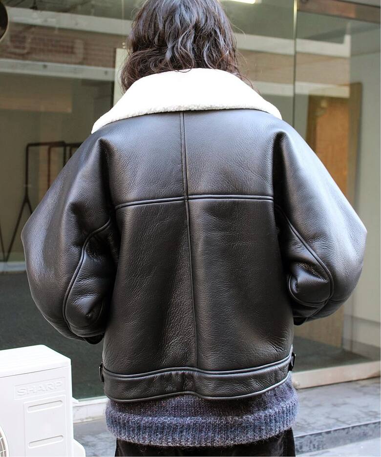 ANCELLM / アンセルム MOUTON DOUBLE JACKET（ムートンコート）｜WISM 
