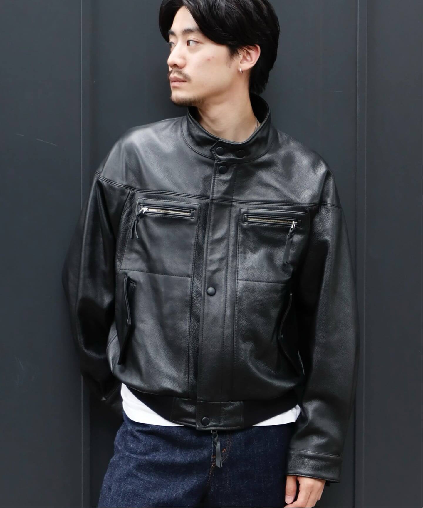 CCU / シーシーユー CAP SHOULDER JKT（レザージャケット）｜WISM