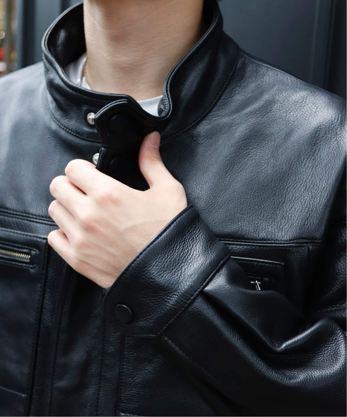 CCU / シーシーユー CAP SHOULDER JKT（レザージャケット）｜WISM