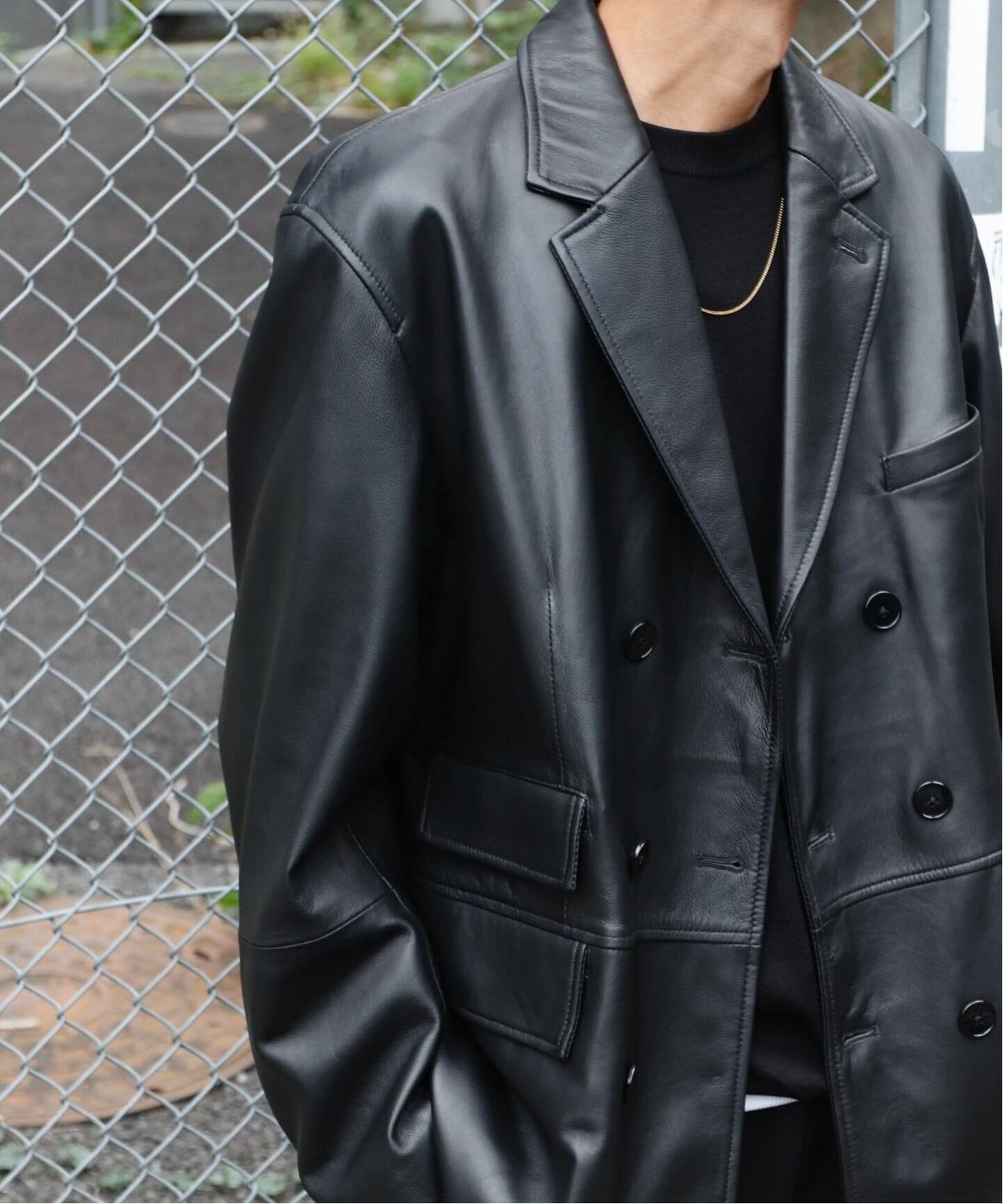 CCU / シーシーユー DOUBLE BREASTED JKT（レザージャケット）｜WISM 