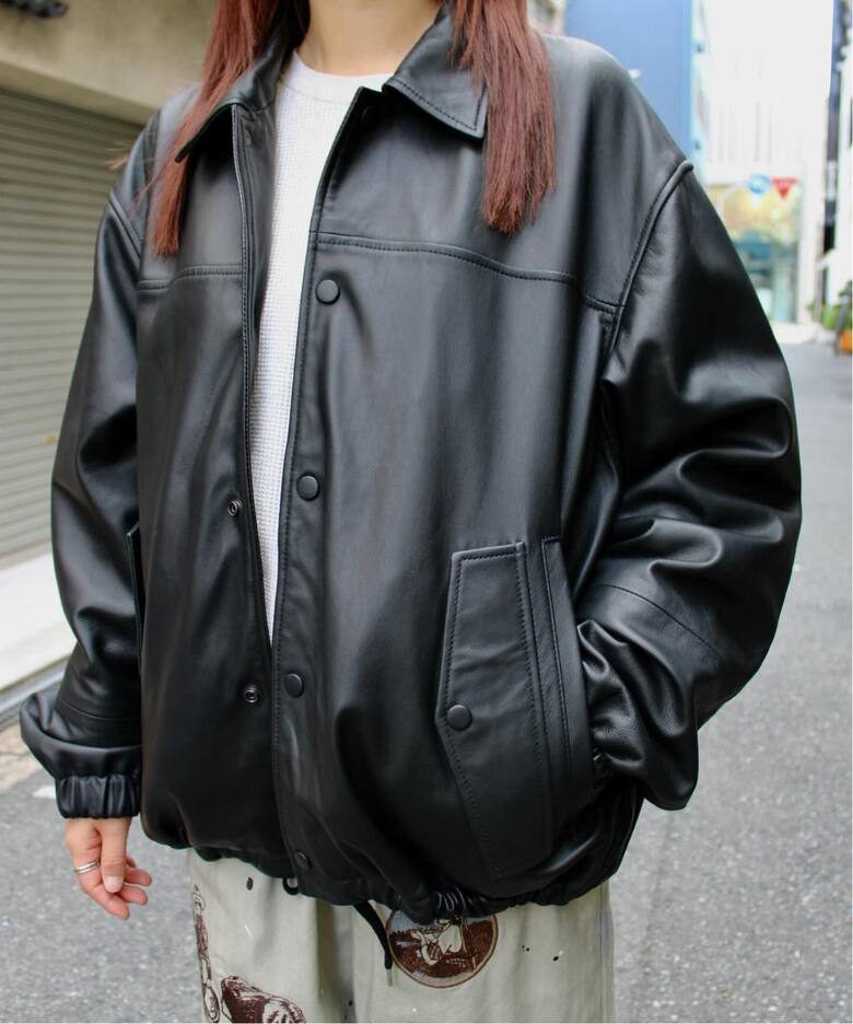 CCU / シーシーユー COACH JKT（レザージャケット）｜WISM（ウィズム