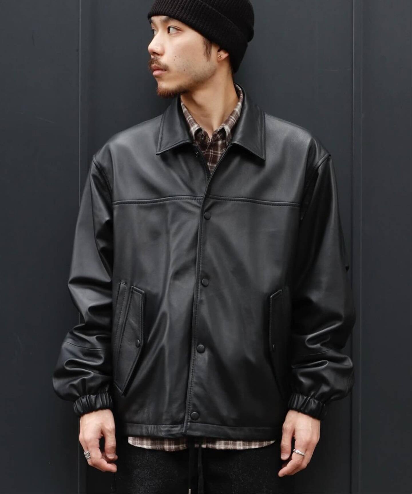 CCU / シーシーユー COACH JKT（レザージャケット）｜WISM（ウィズム 
