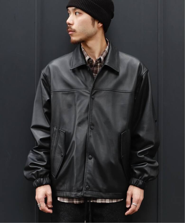 CCU / シーシーユー COACH JKT（レザージャケット）｜WISM（ウィズム 