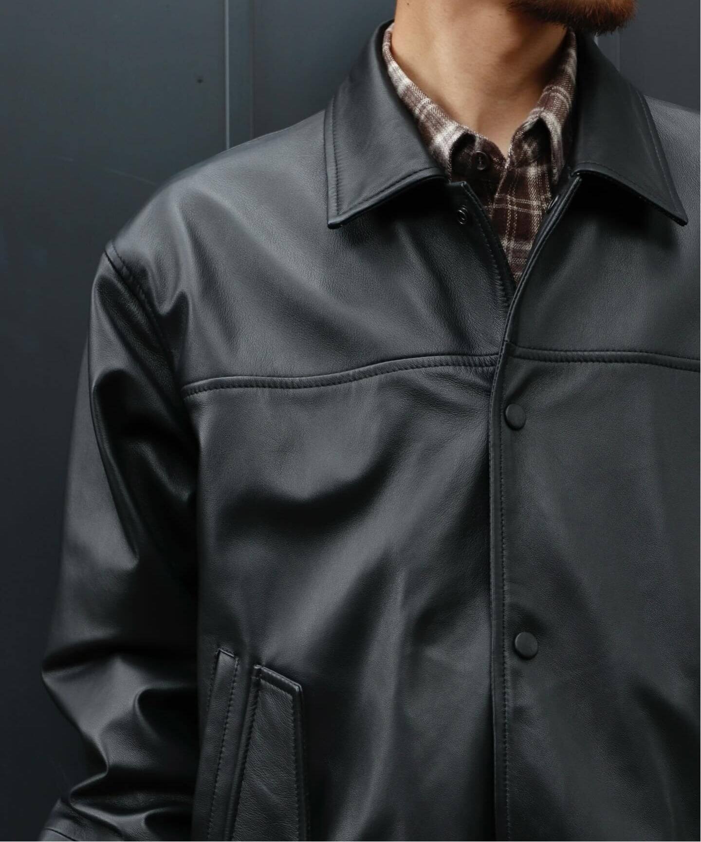 CCU / シーシーユー COACH JKT（レザージャケット）｜WISM（ウィズム