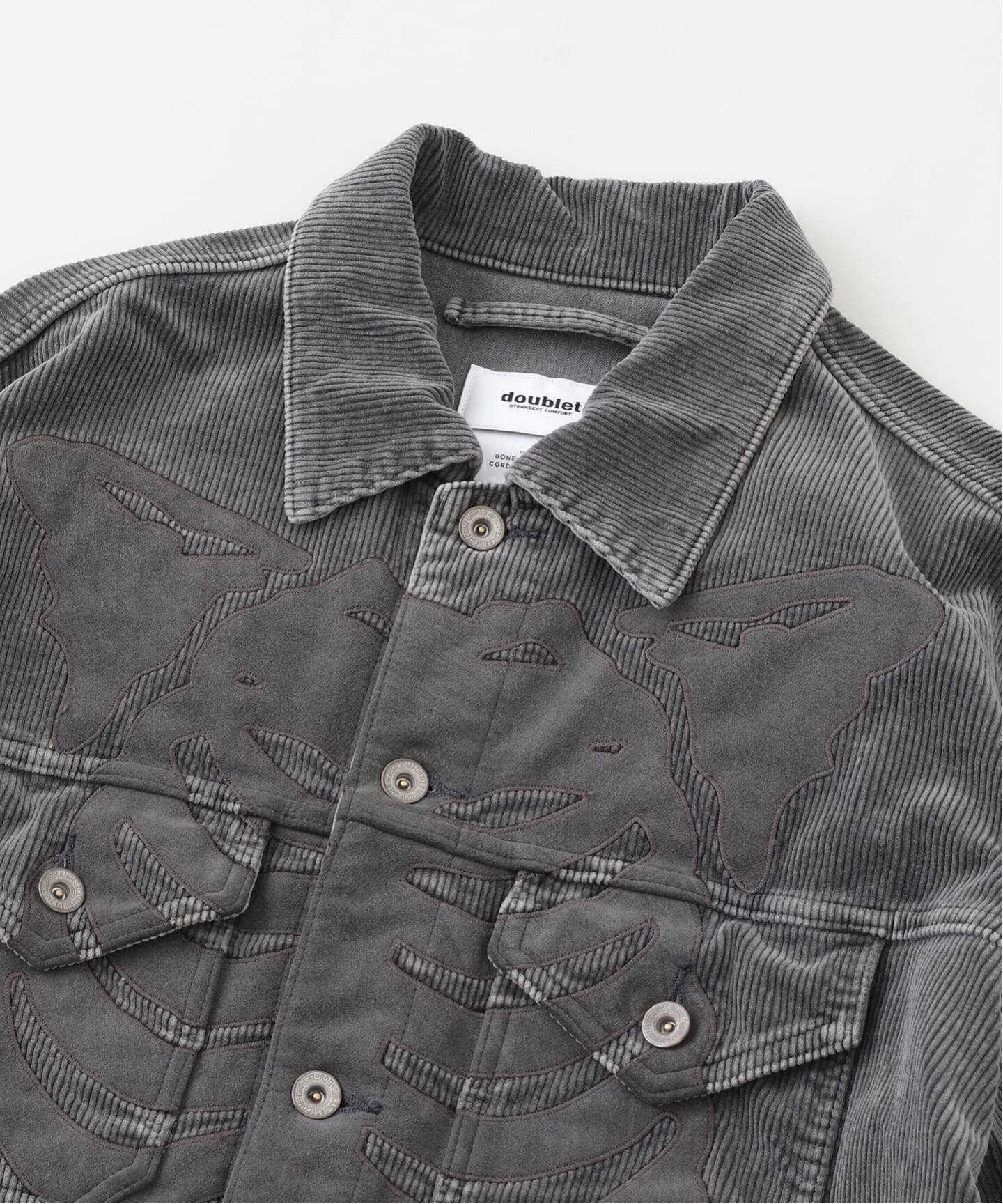 doublet / ダブレット BONE APPLIQUE CORDUROY JACKET（その他ブルゾン
