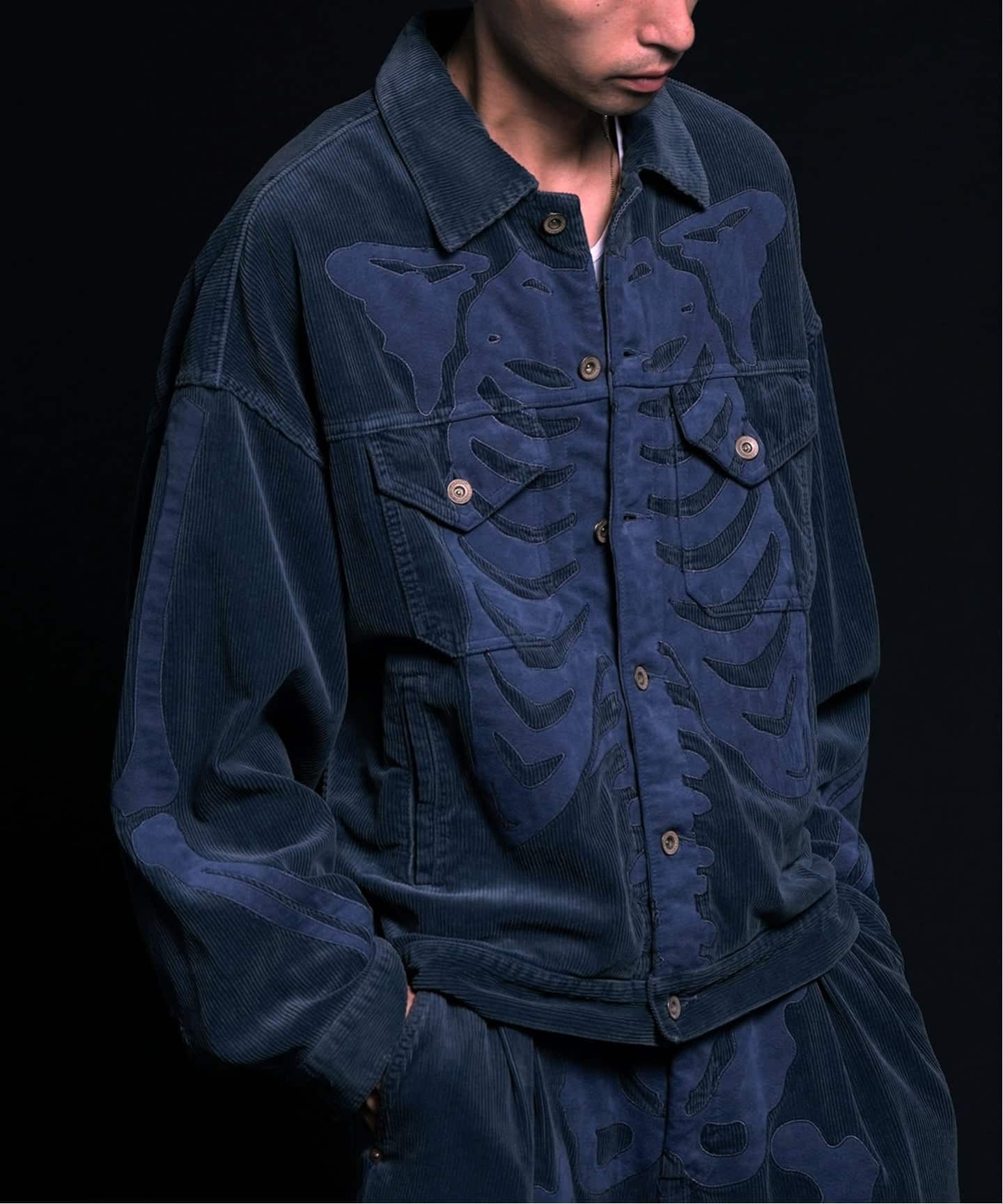 doublet / ダブレット BONE APPLIQUE CORDUROY JACKET（その他ブルゾン
