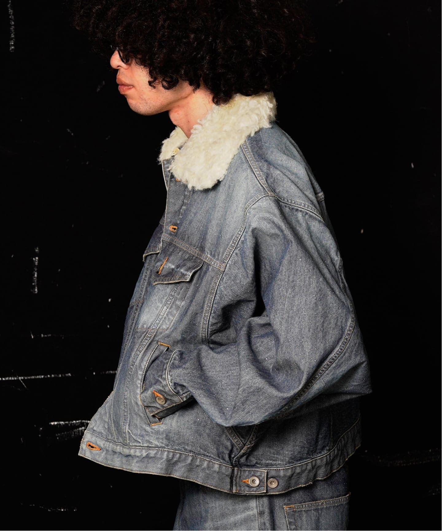 doublet / ダブレット WOVEN SEQUIN DENIM JACKET（その他ブルゾン