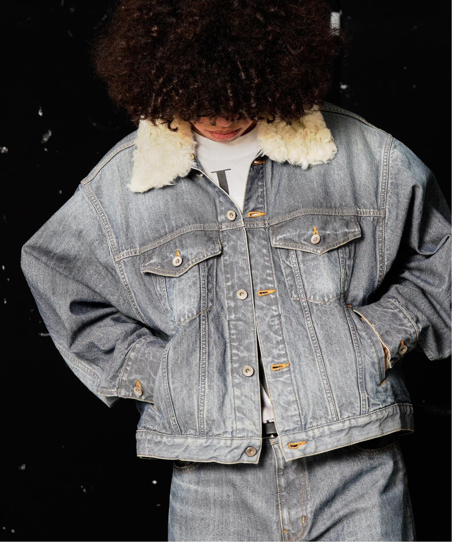 doublet / ダブレット WOVEN SEQUIN DENIM JACKET（その他