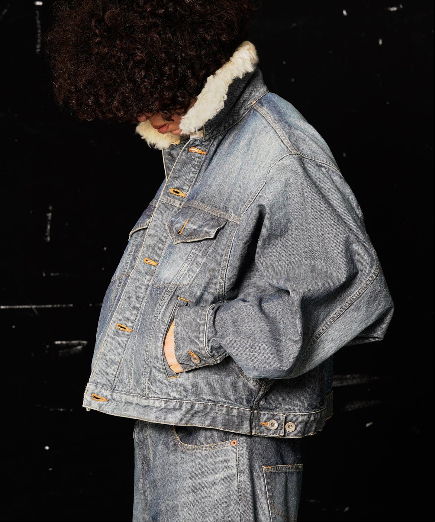 doublet / ダブレット WOVEN SEQUIN DENIM JACKET（その他ブルゾン