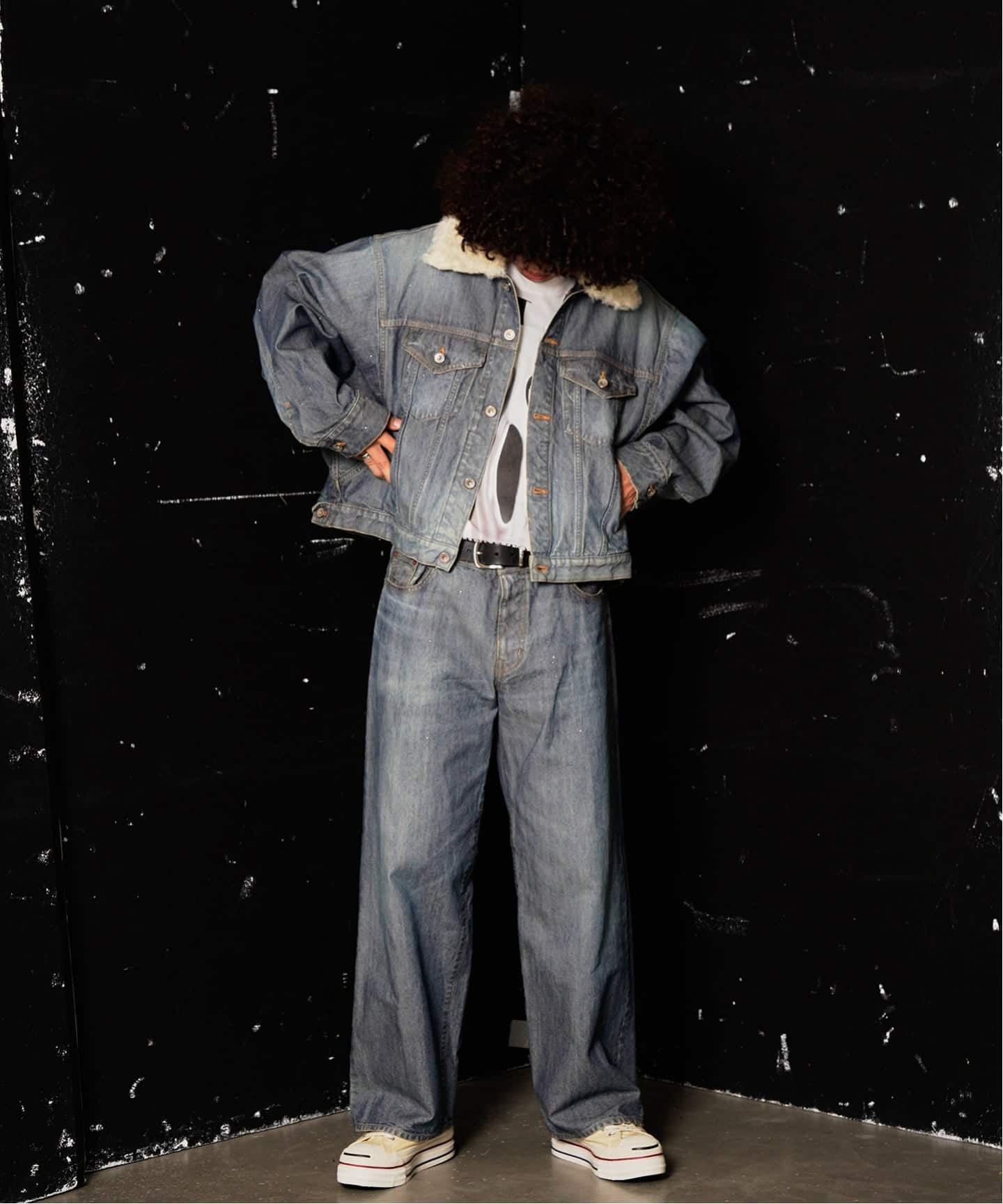 doublet / ダブレット WOVEN SEQUIN DENIM JACKET（その他ブルゾン