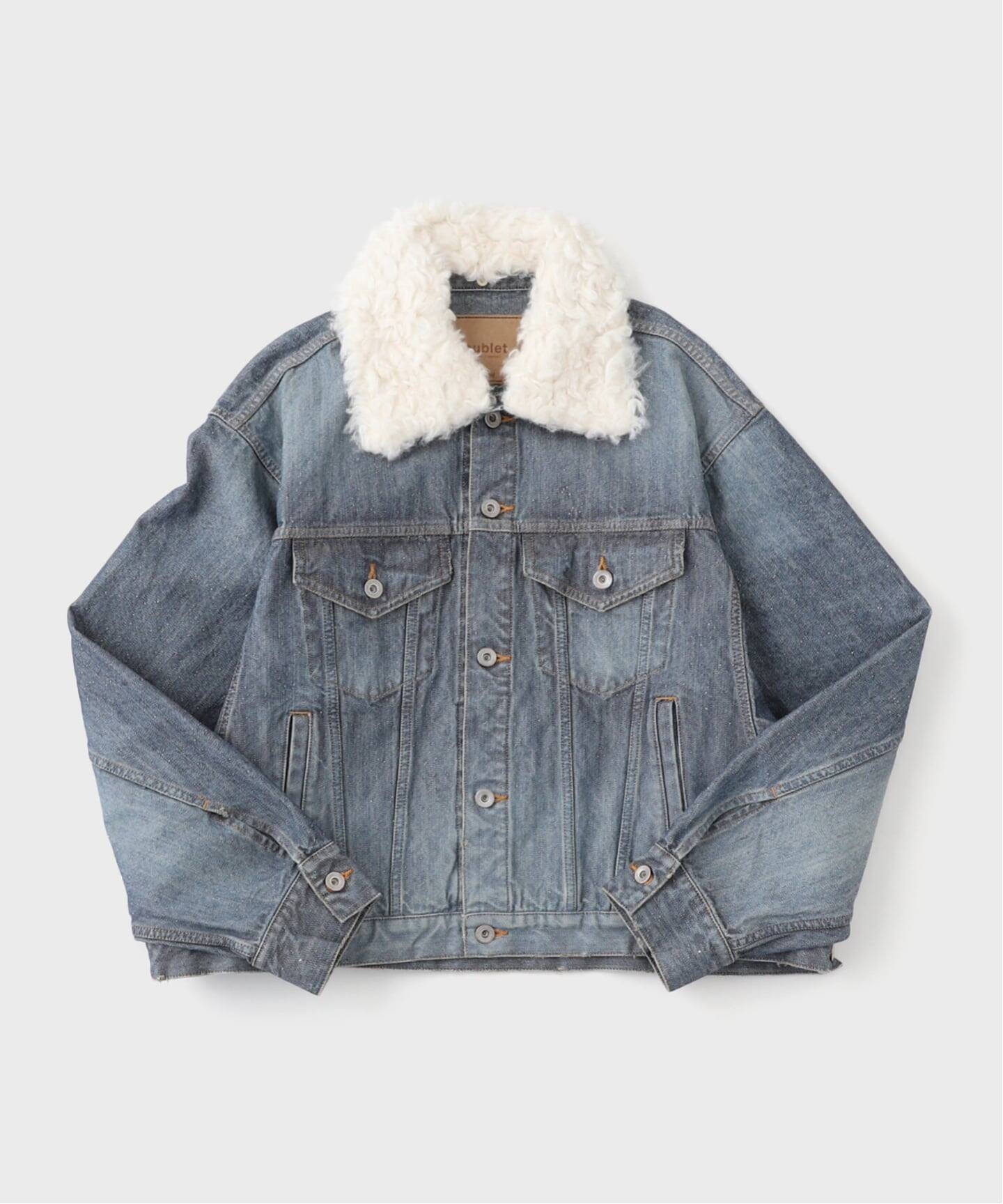 ジャケット・アウター doublet Denim Jacket CUT OFF OVERSIZED DENIM JACKET