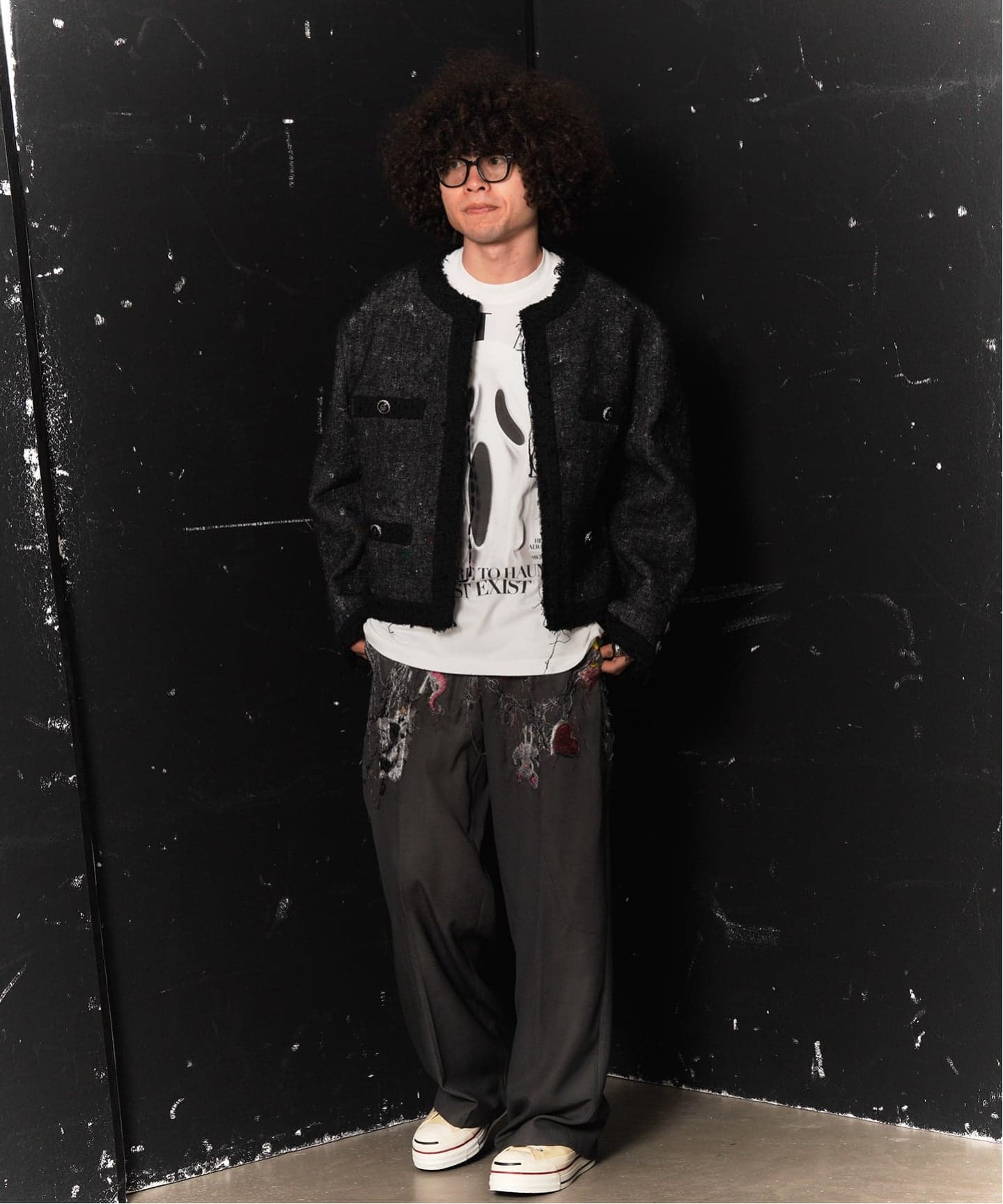 doublet / ダブレット RECYCLED FELT TWEED-STYLE JACKET