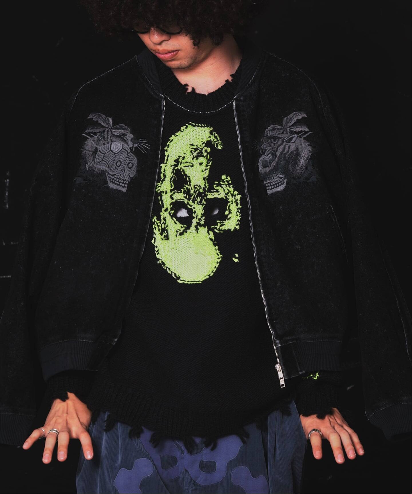 doublet / ダブレット FLOCKED DEINM SOUVENIR JACKET（その他ブルゾン
