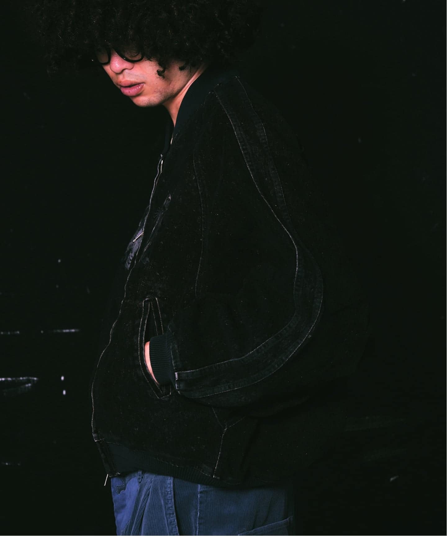 doublet / ダブレット FLOCKED DEINM SOUVENIR JACKET(その他ブルゾン doublet / ダブレット FLOCKED DEINM SOUVENIR JACKET(その他ブルゾン