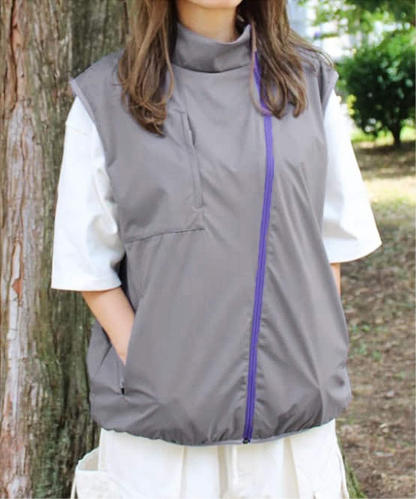 MARMOT CAPITAL / マーモット キャピタル】 CURVE ZIP UP NYLON