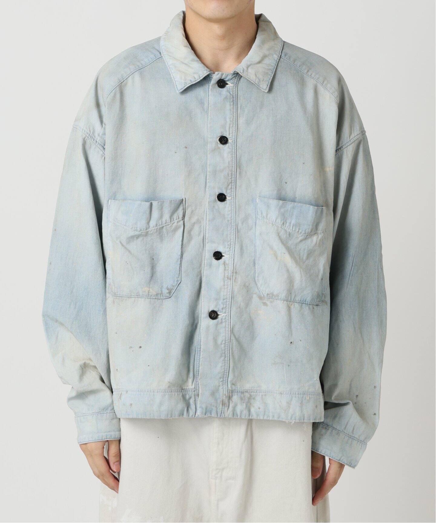 ANCELLM / アンセルム CHAMBRAY SHIRT JACKET（その他ブルゾン 