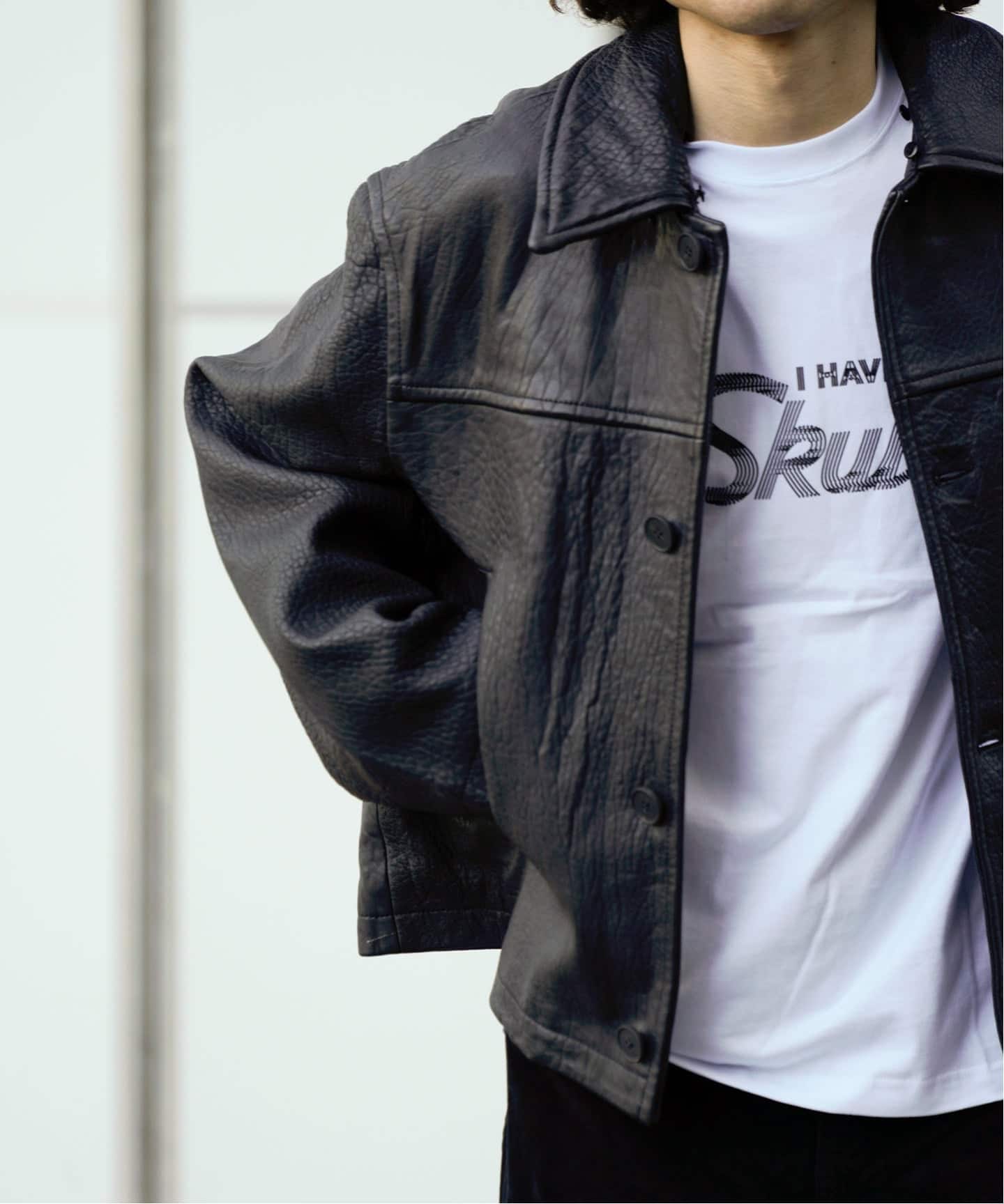 STUDIO NICHOLSON / スタジオ ニコルソン DEL/SHEARLING COLLAR JK