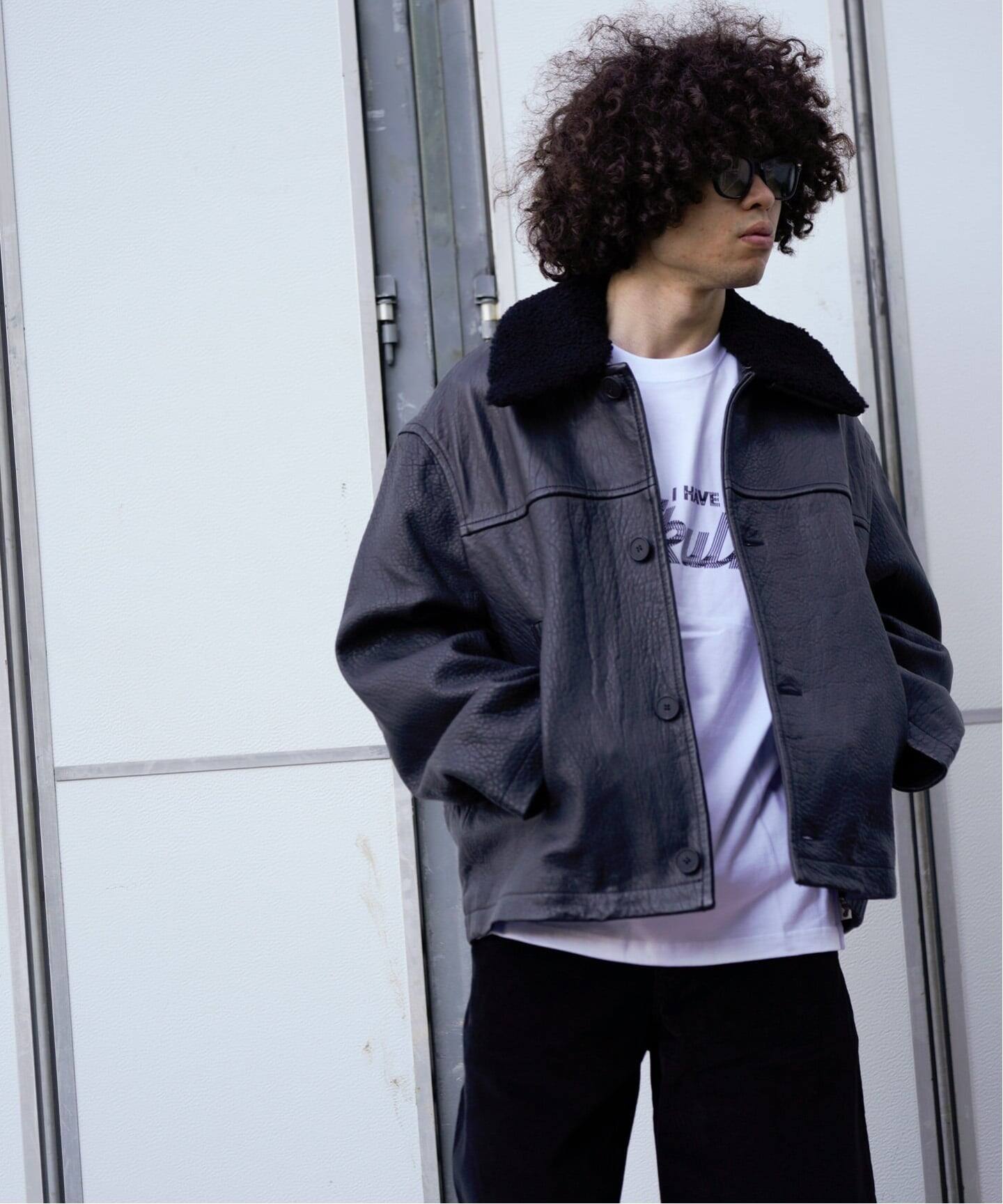 STUDIO NICHOLSON / スタジオ ニコルソン DEL/SHEARLING COLLAR JK