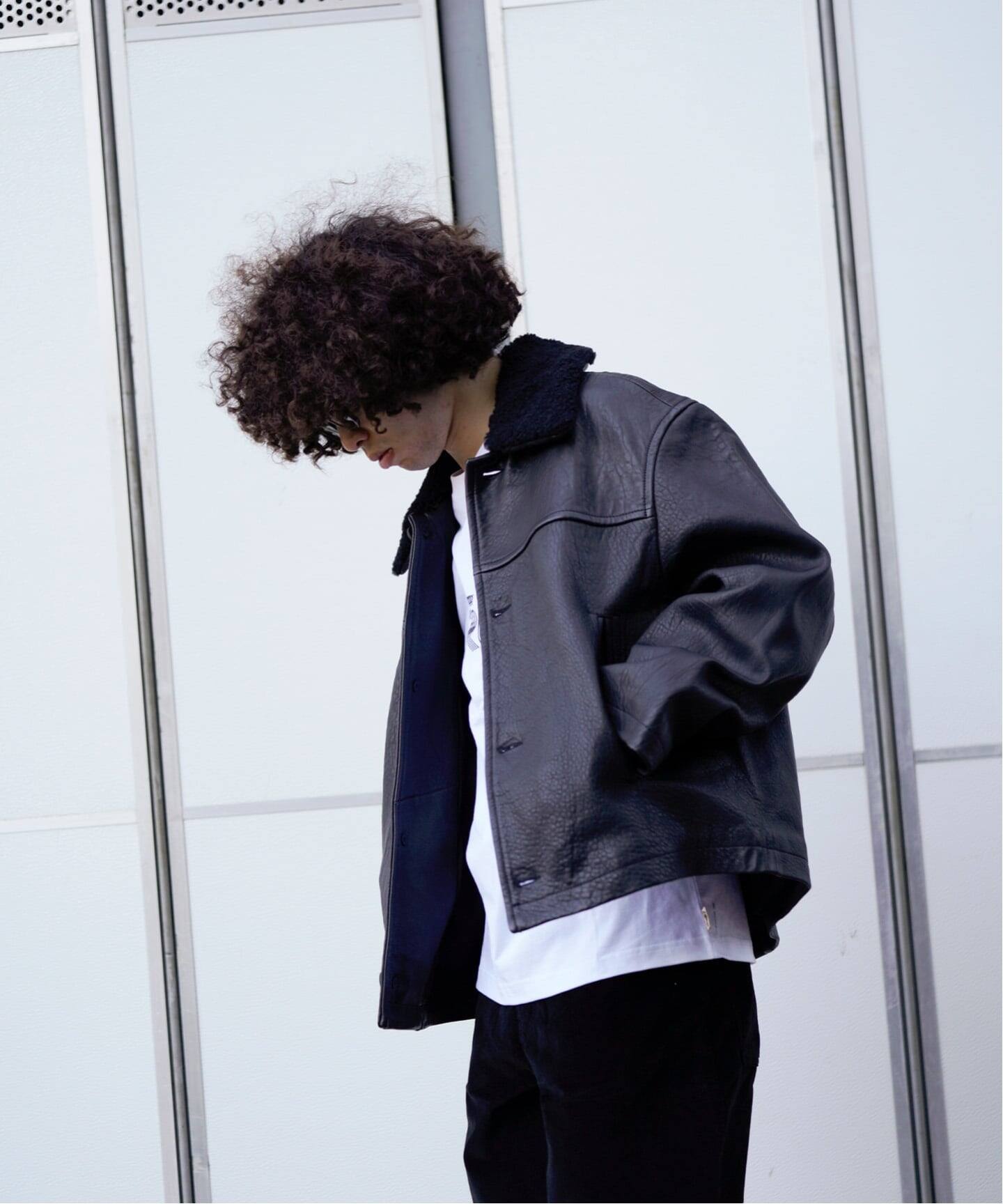 STUDIO NICHOLSON / スタジオ ニコルソン DEL/SHEARLING COLLAR JK