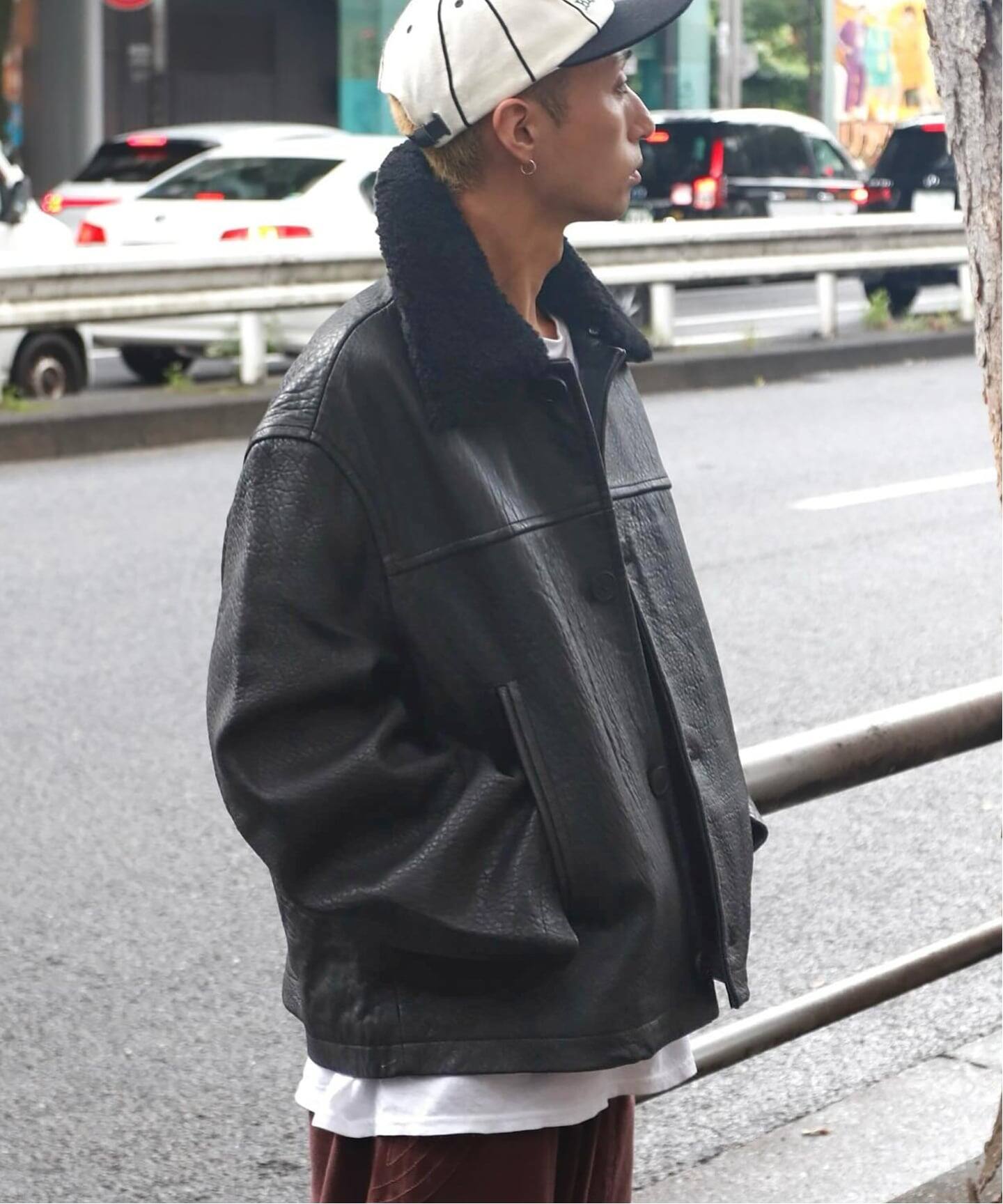 STUDIO NICHOLSON / スタジオ ニコルソン DEL/SHEARLING COLLAR