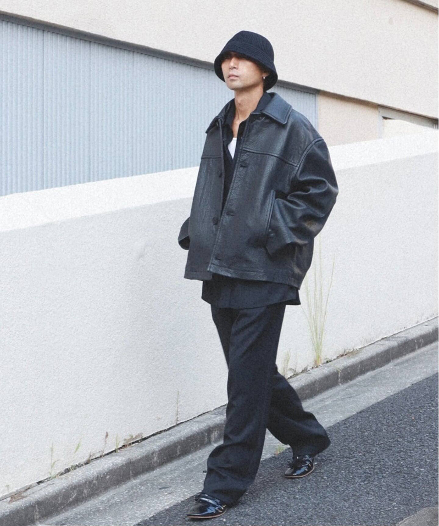 STUDIO NICHOLSON / スタジオ ニコルソン DEL/SHEARLING COLLAR JK