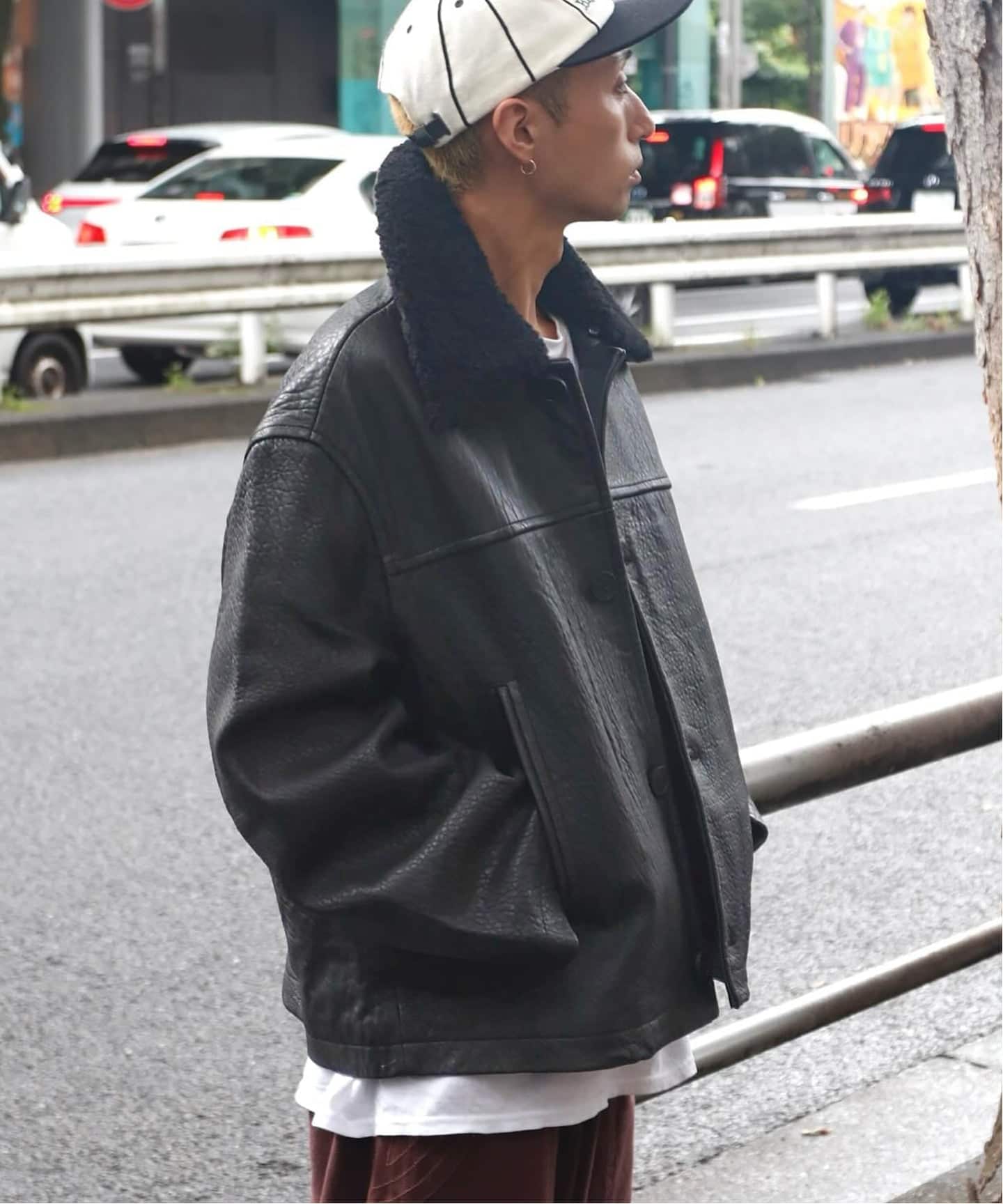 STUDIO NICHOLSON / スタジオ ニコルソン DEL/SHEARLING COLLAR JK