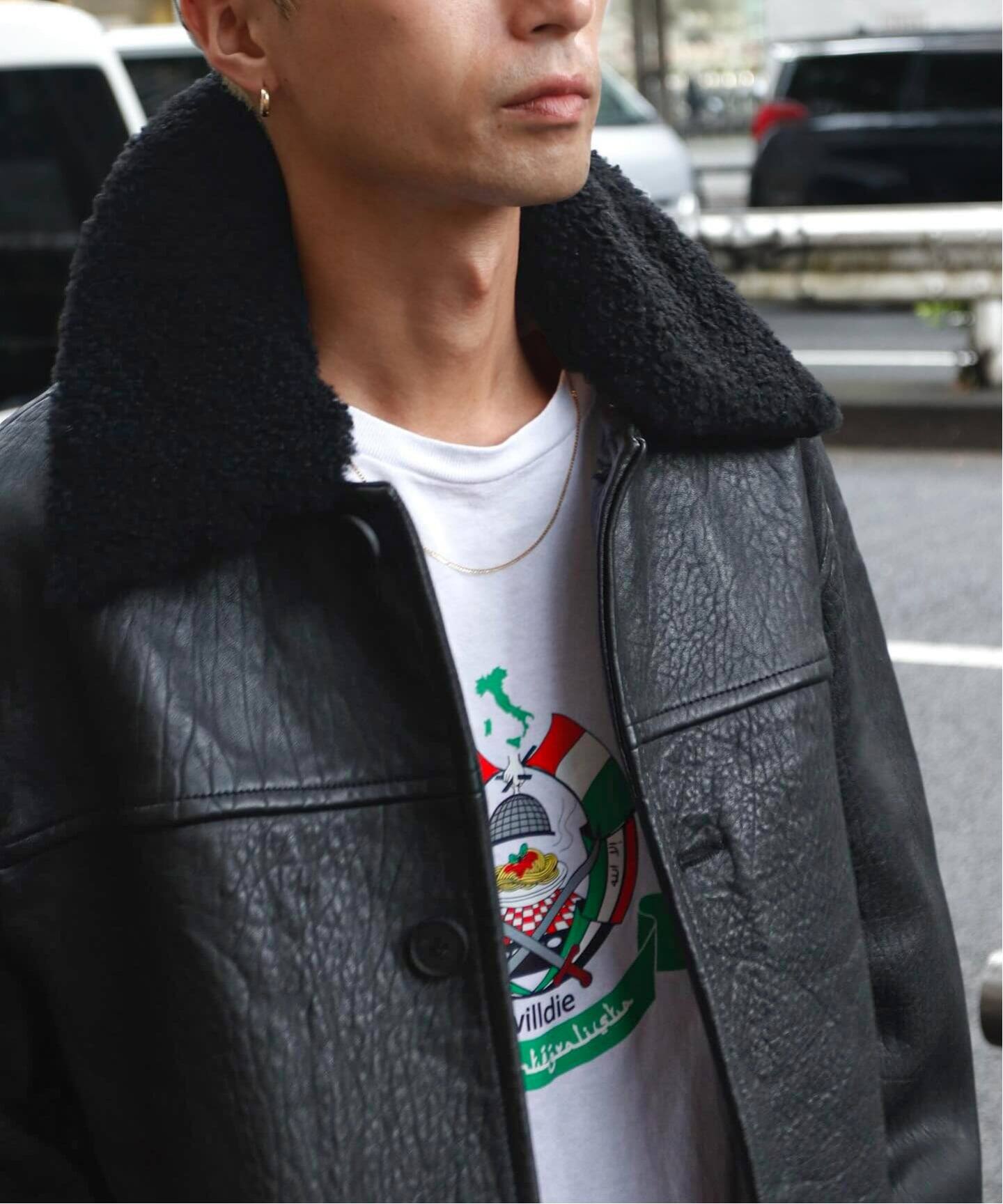 STUDIO NICHOLSON / スタジオ ニコルソン DEL/SHEARLING COLLAR JK
