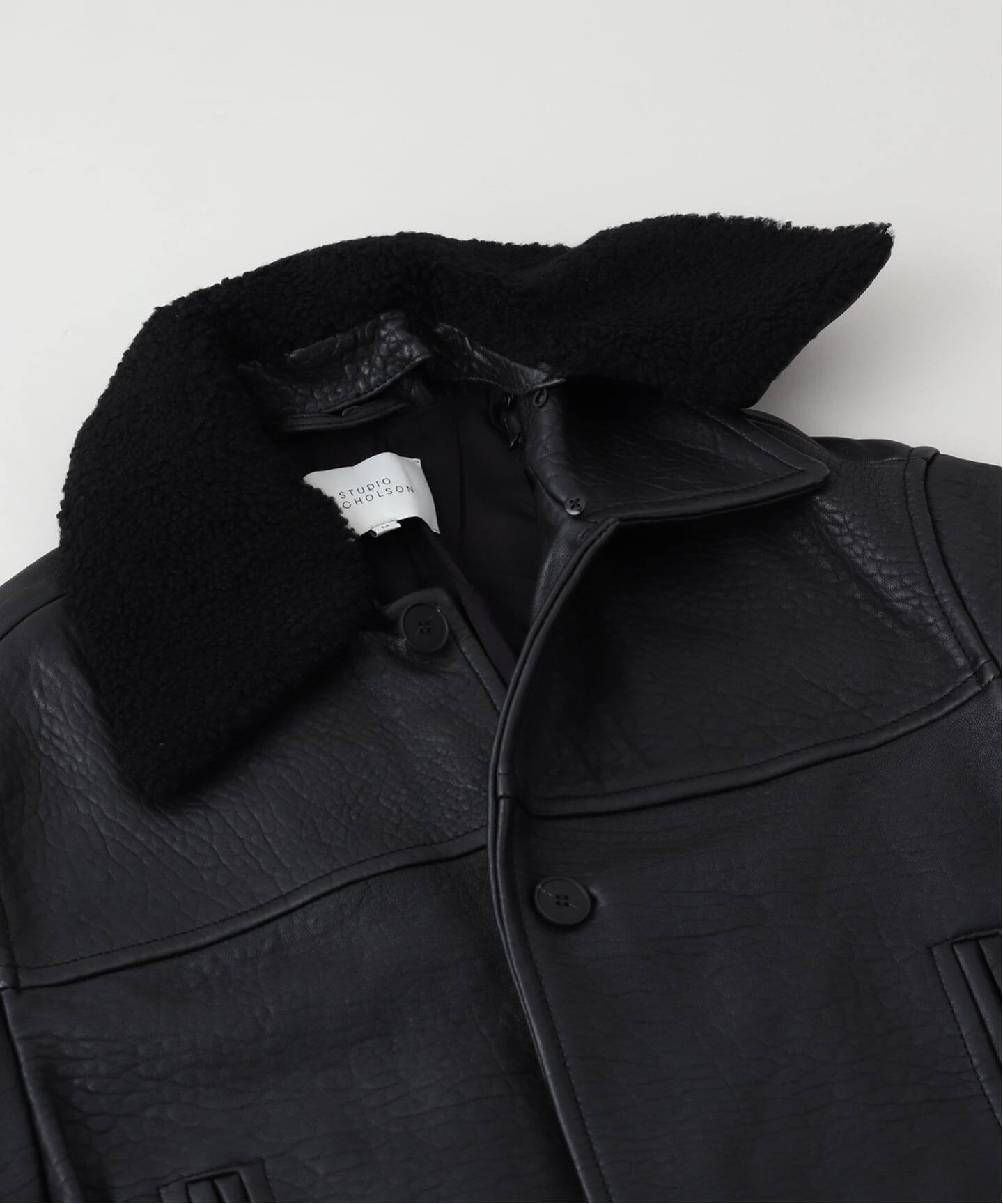 STUDIO NICHOLSON / スタジオ ニコルソン DEL/SHEARLING COLLAR JK
