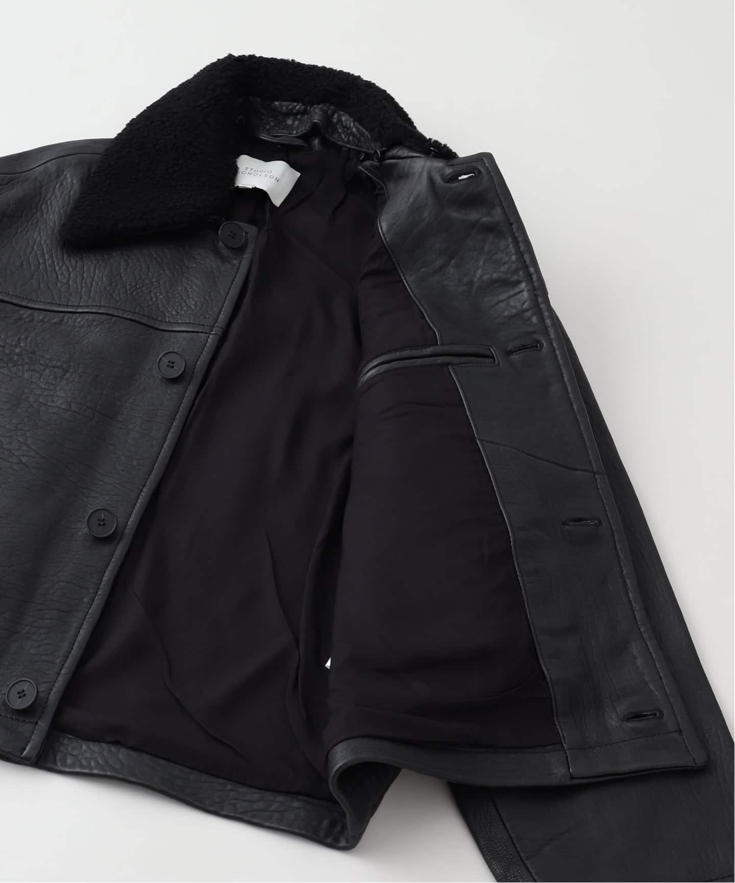 Paul Smith Jeans レザー スタジャン ブラック サイズ M すべての