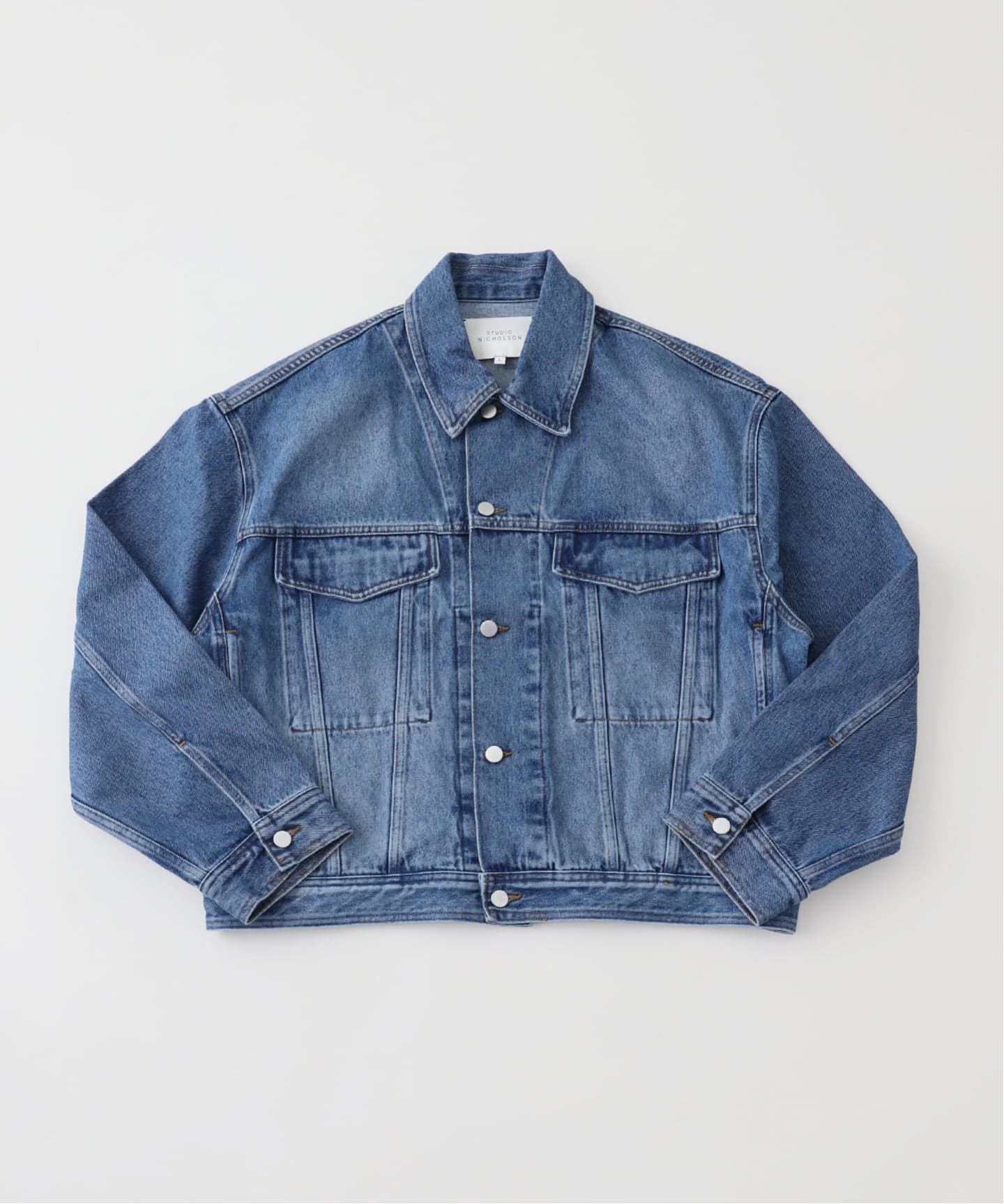 STUDIO NICHOLSON デニムジャケット STUDIO NICHOLSON (スタジオニコルソン) LAZAR DENIM JACKET