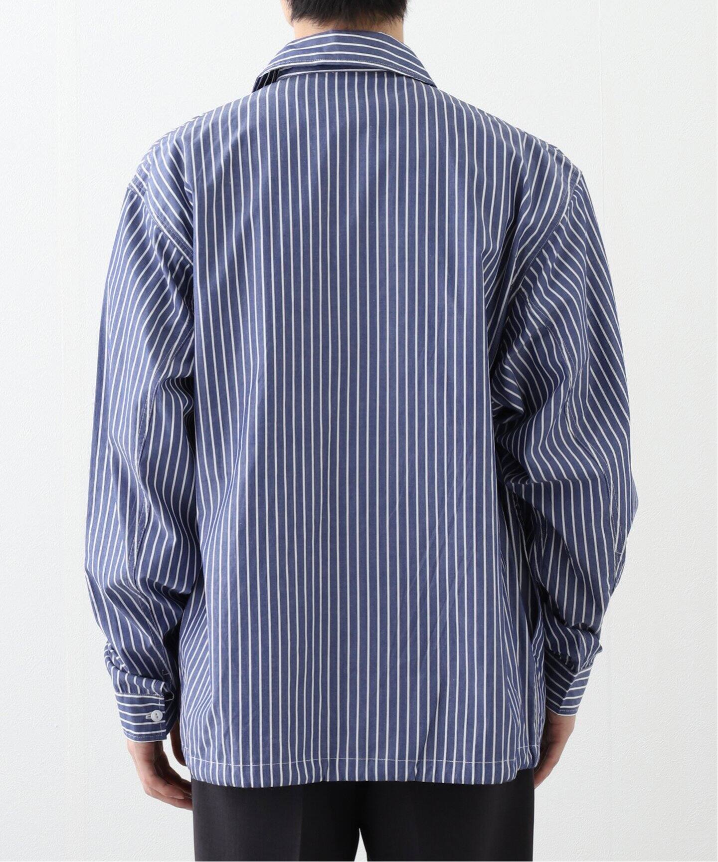 ジャケット・アウター INTODUSK/STRIPE COACH JACKET INTODUSK / イントゥダスク】 STRIPE COACH JACKET DSCI302 -1,2