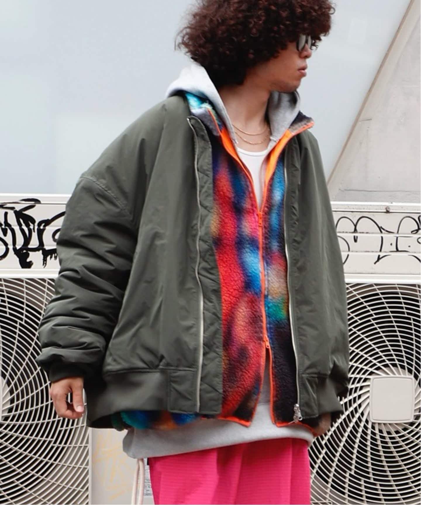 TENHALF GET FLIGHT HOT リバーシブル MA-1 ジャケット TENHALF / テンハーフ GET FLIGHT HOT JACKET（その他ブルゾン