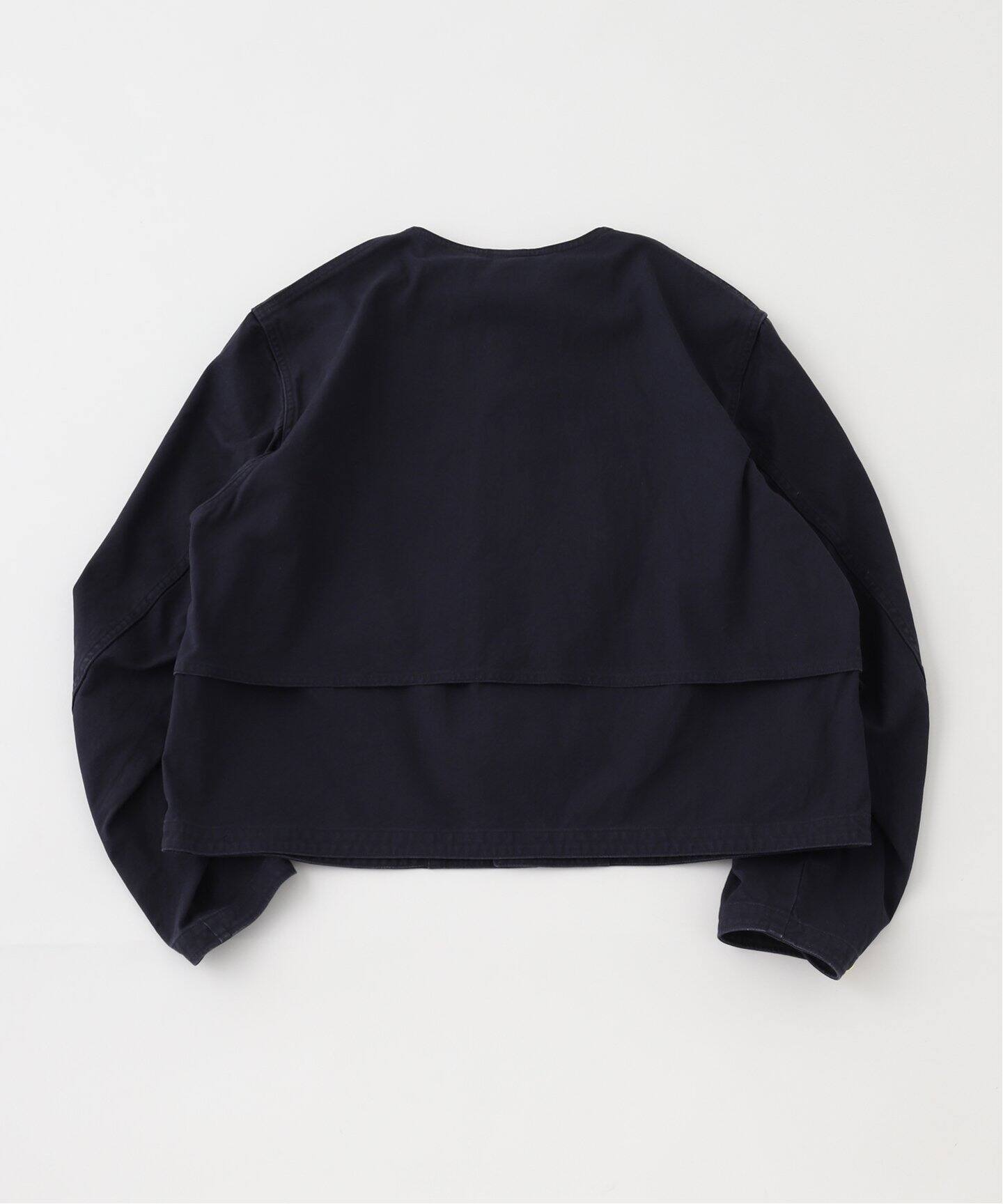 本日限定unused レースアップノーカラージャケット　4 XL アンユーズド unisex] EXCLUSIVE BALUCA別注/UNUSED(アンユーズド)No Collar Leather