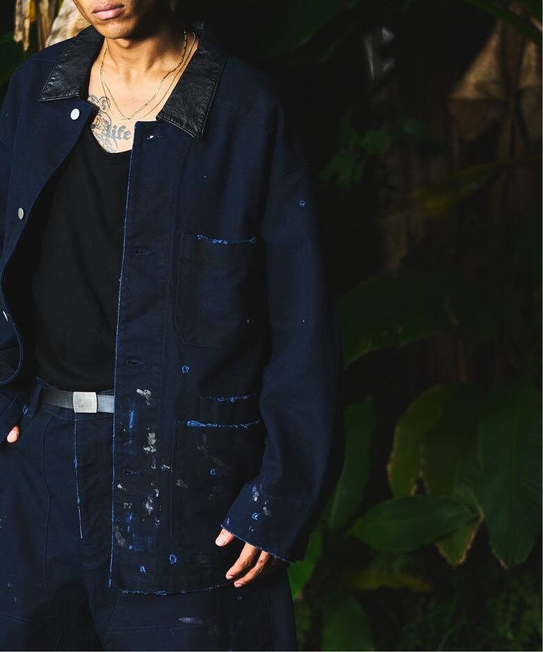 ANCELLM / アンセルム】WISM 別注 DUCK COVERALL JACKET（カバーオール 