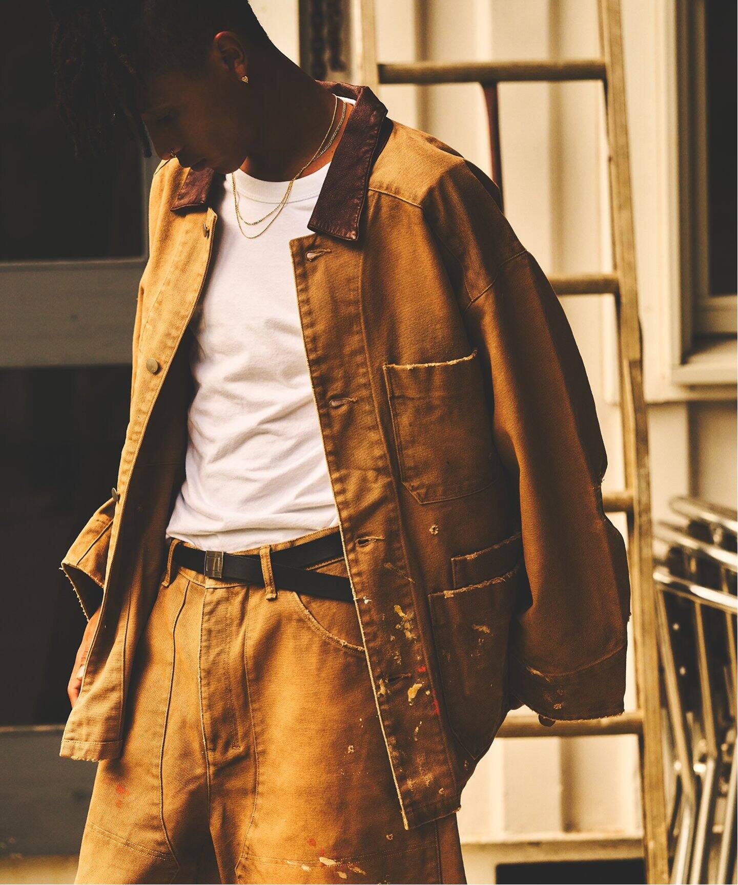 ANCELLM / アンセルム】WISM 別注 DUCK COVERALL JACKET（カバーオール  