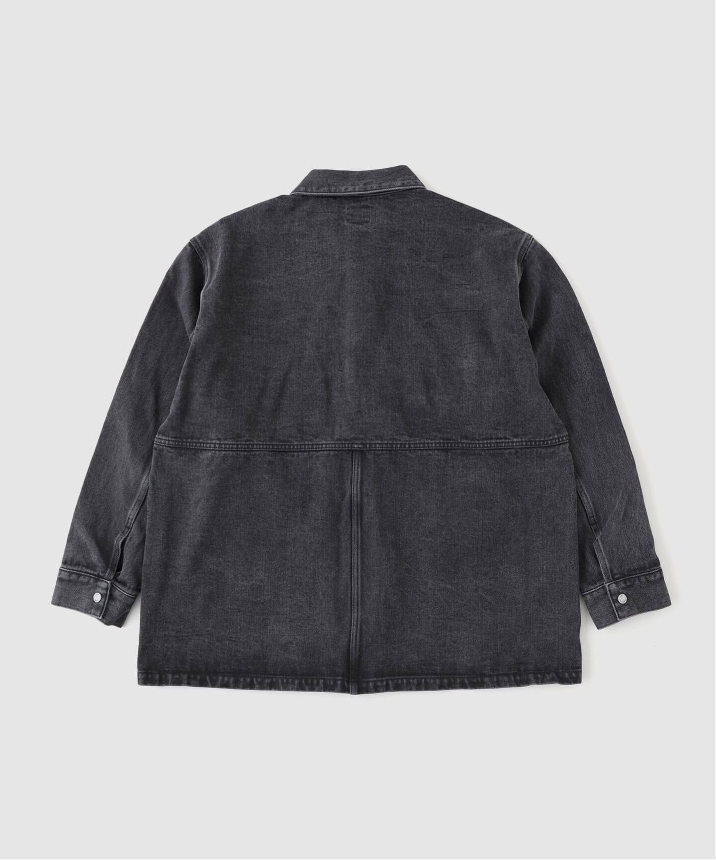 美品 NEEDLES ニードルス スナップ ビッグロゴ デカロゴ 中綿ジャケット NEEDLES / ニードルズ Coverall - Heavy Twill（デニムジャケット
