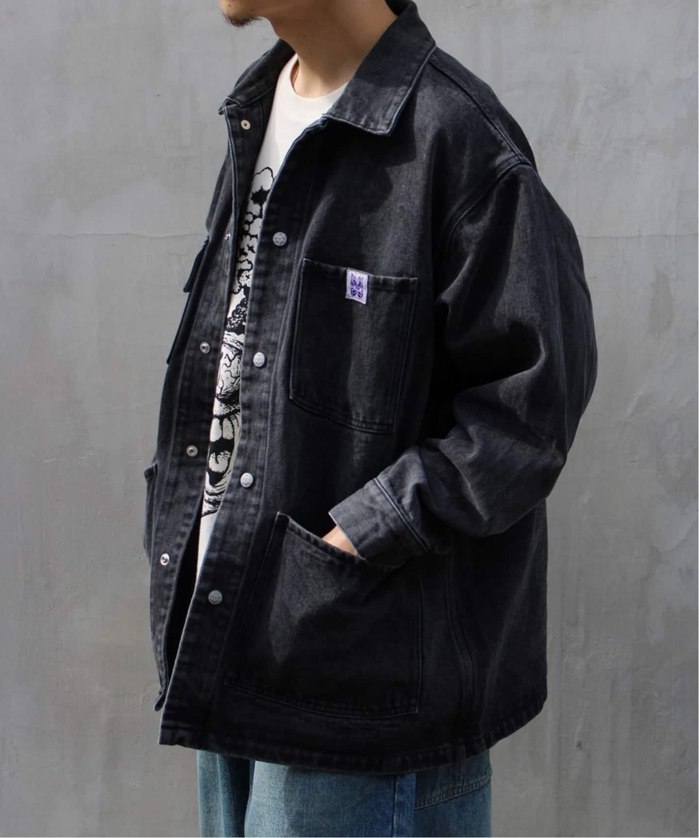 ニードルス　デニムジャケット NEEDLES / ニードルズ Coverall - Heavy Twill（デニム